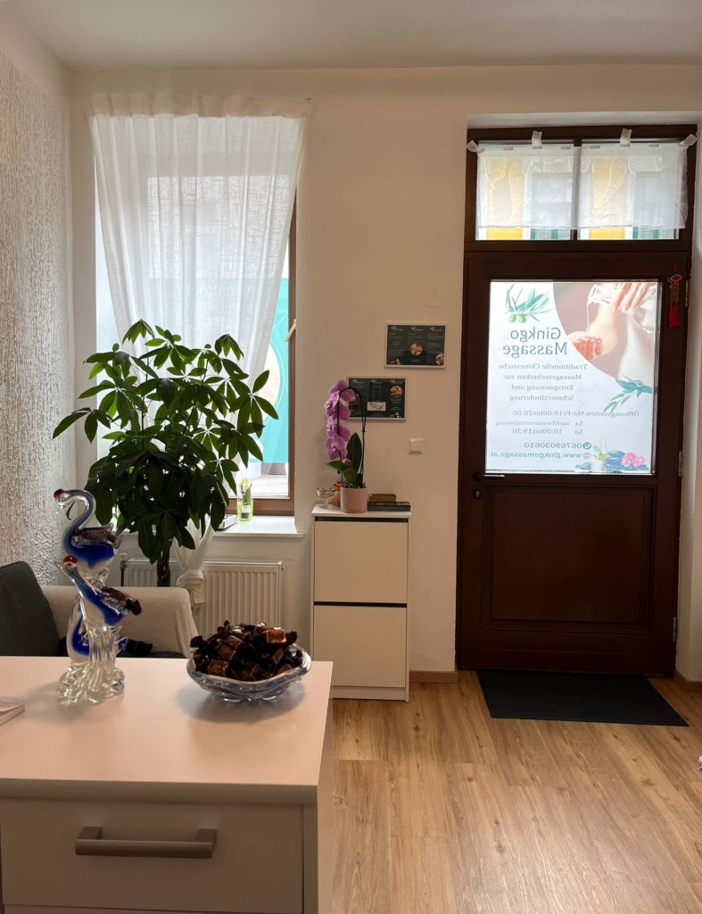 Ginkgo-Massage-Studio Eingang